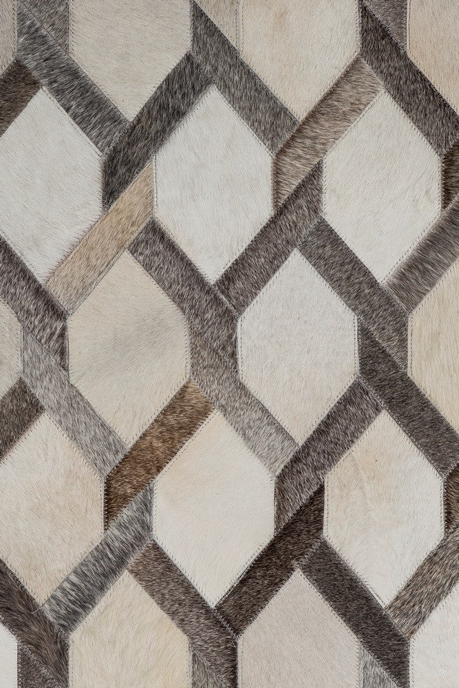 Tappeto etnico in pelle