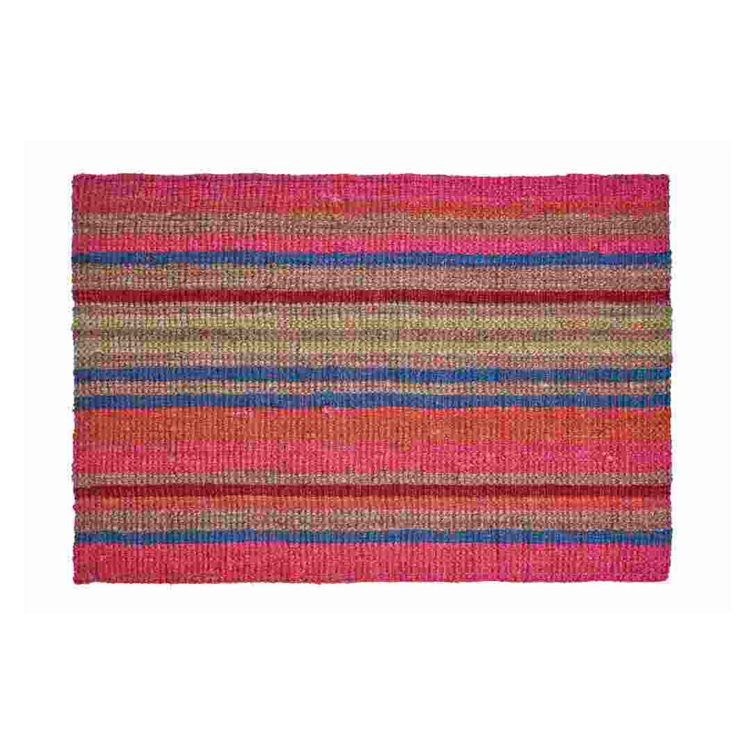 Tappeto juta arancio rosa 230x320