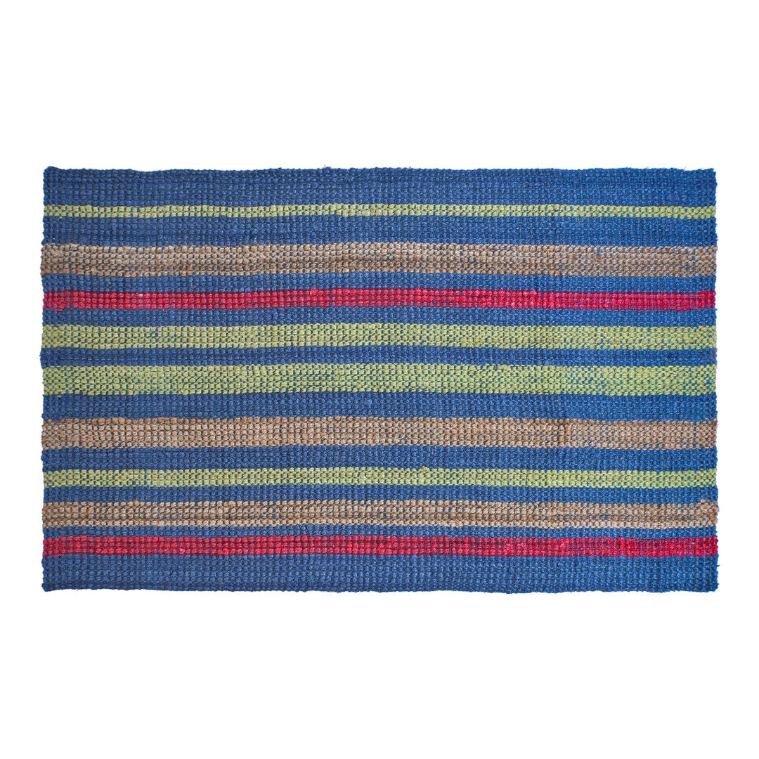 Tappeto juta blu verde 140x200