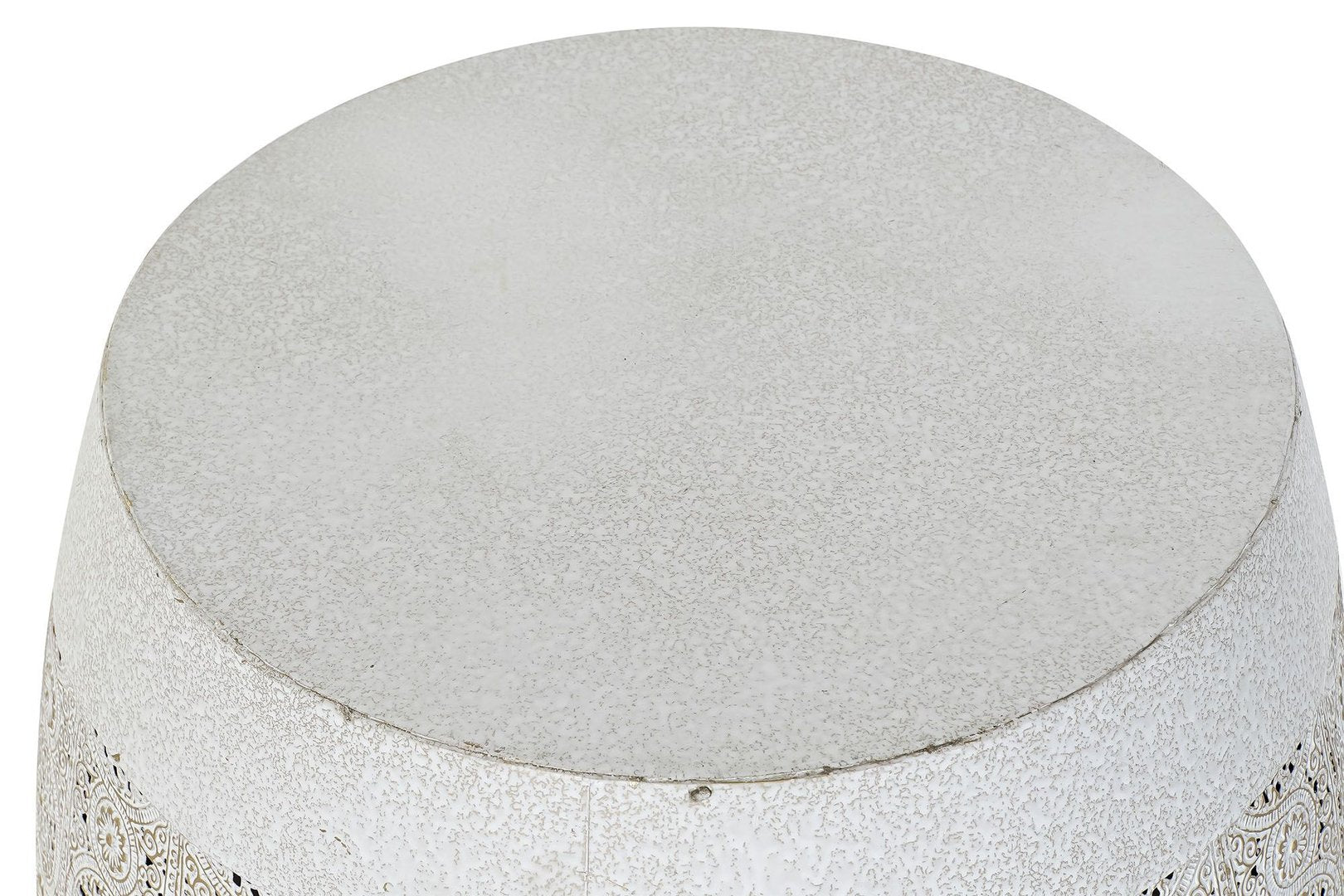 Tavolini orientali bianchi Set 2pz