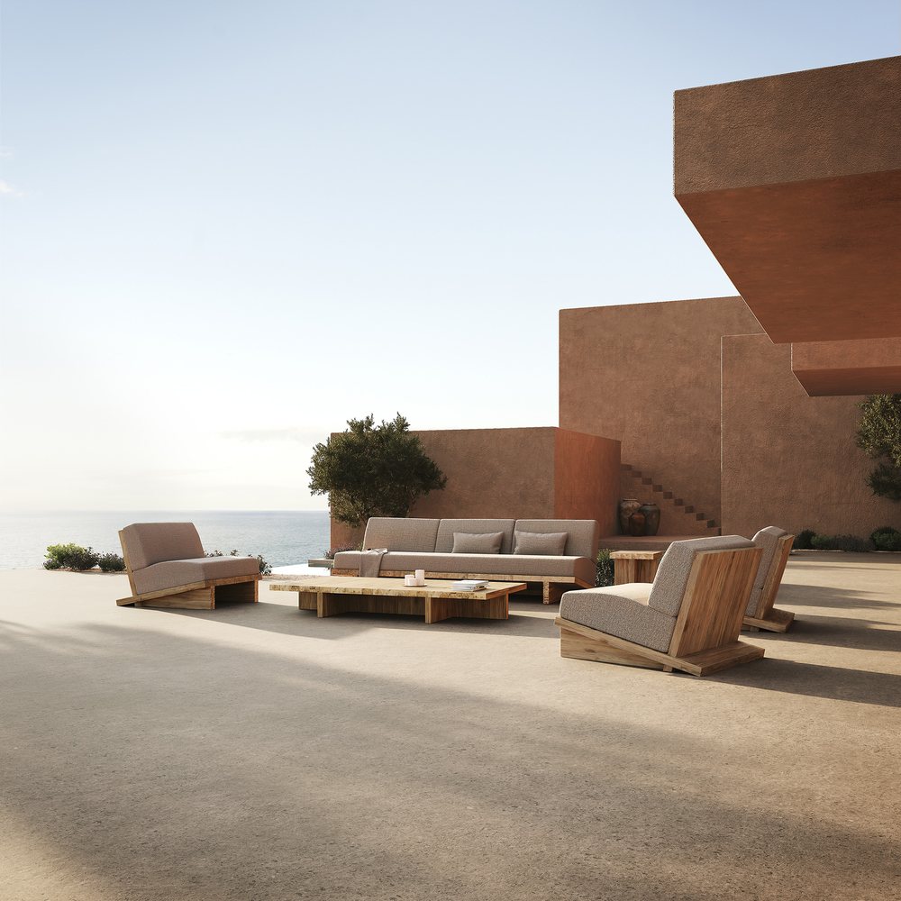 Tavolino outdoor teak design – lusso Horizon Pure