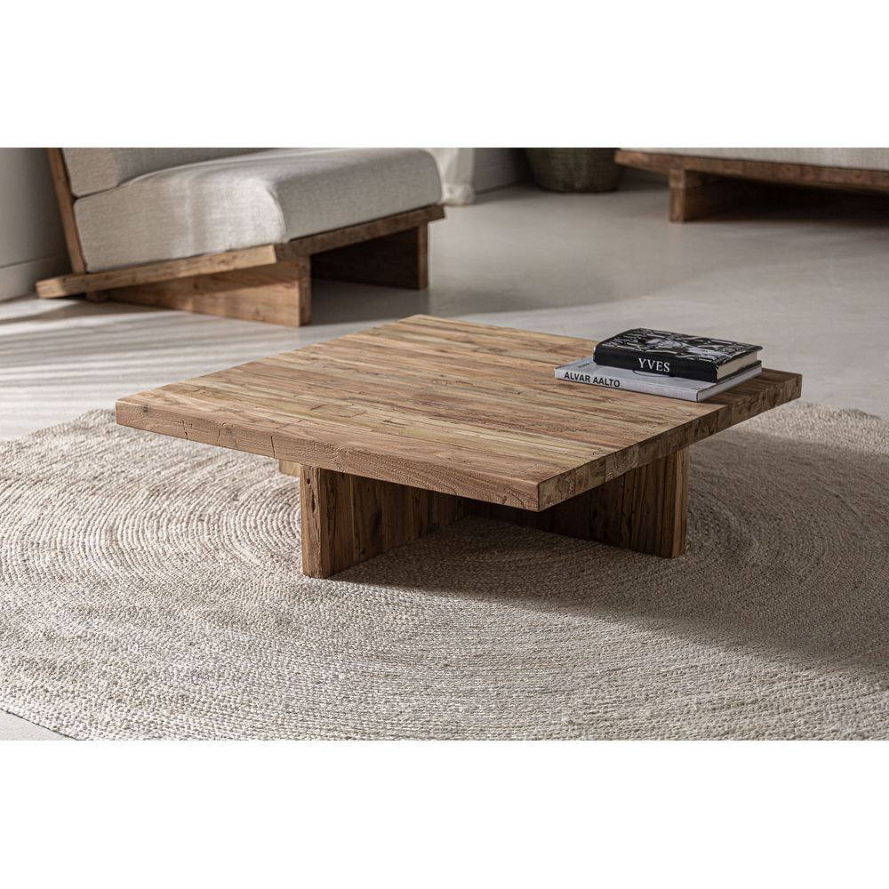 Tavolino quadrato rustico