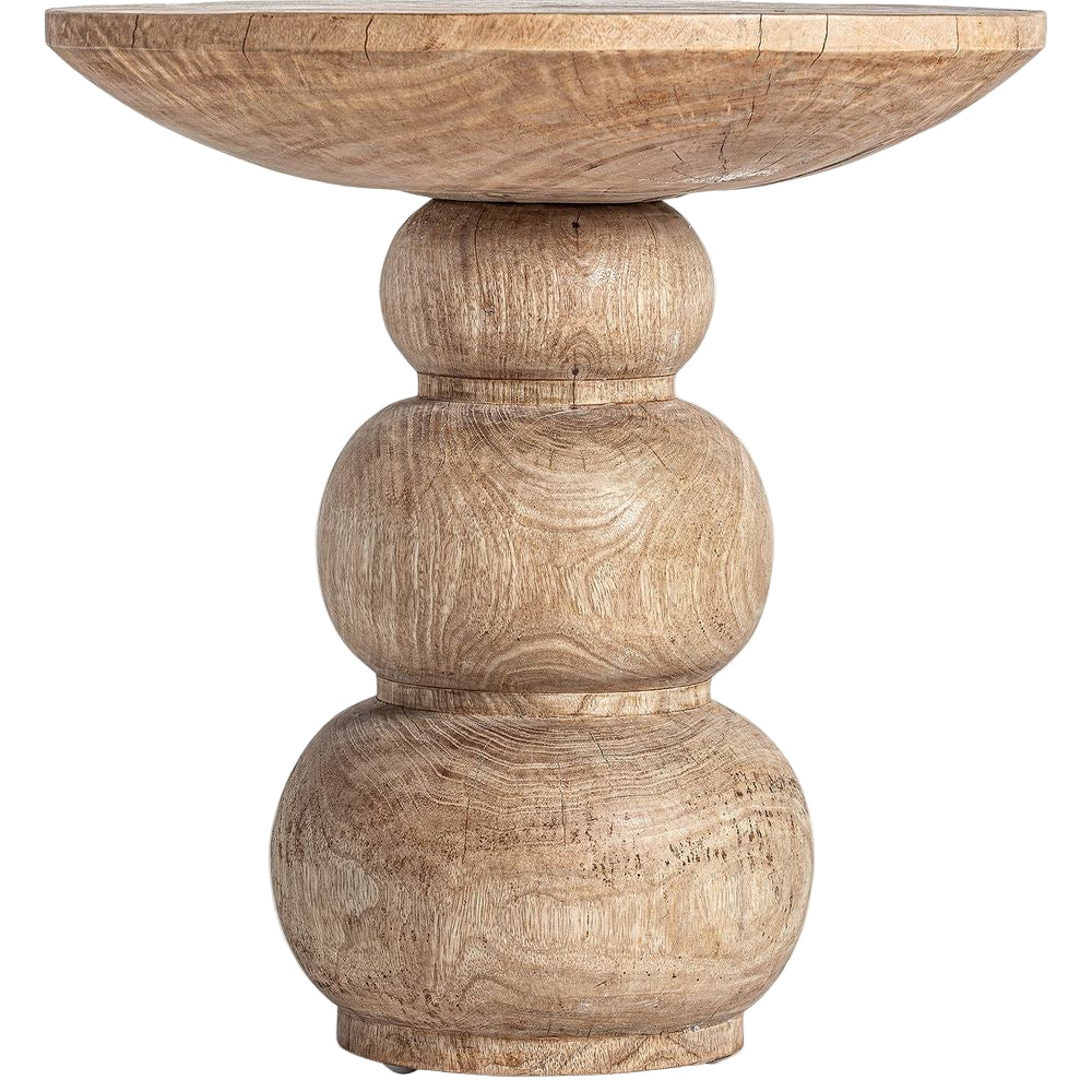 Tavolino etnico chic in legno massello di mango