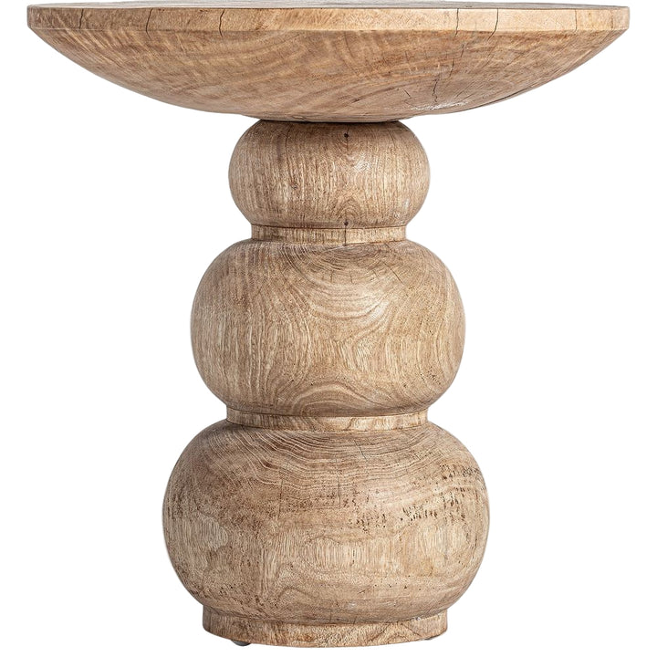 Tavolino etnico chic in legno massello di mango