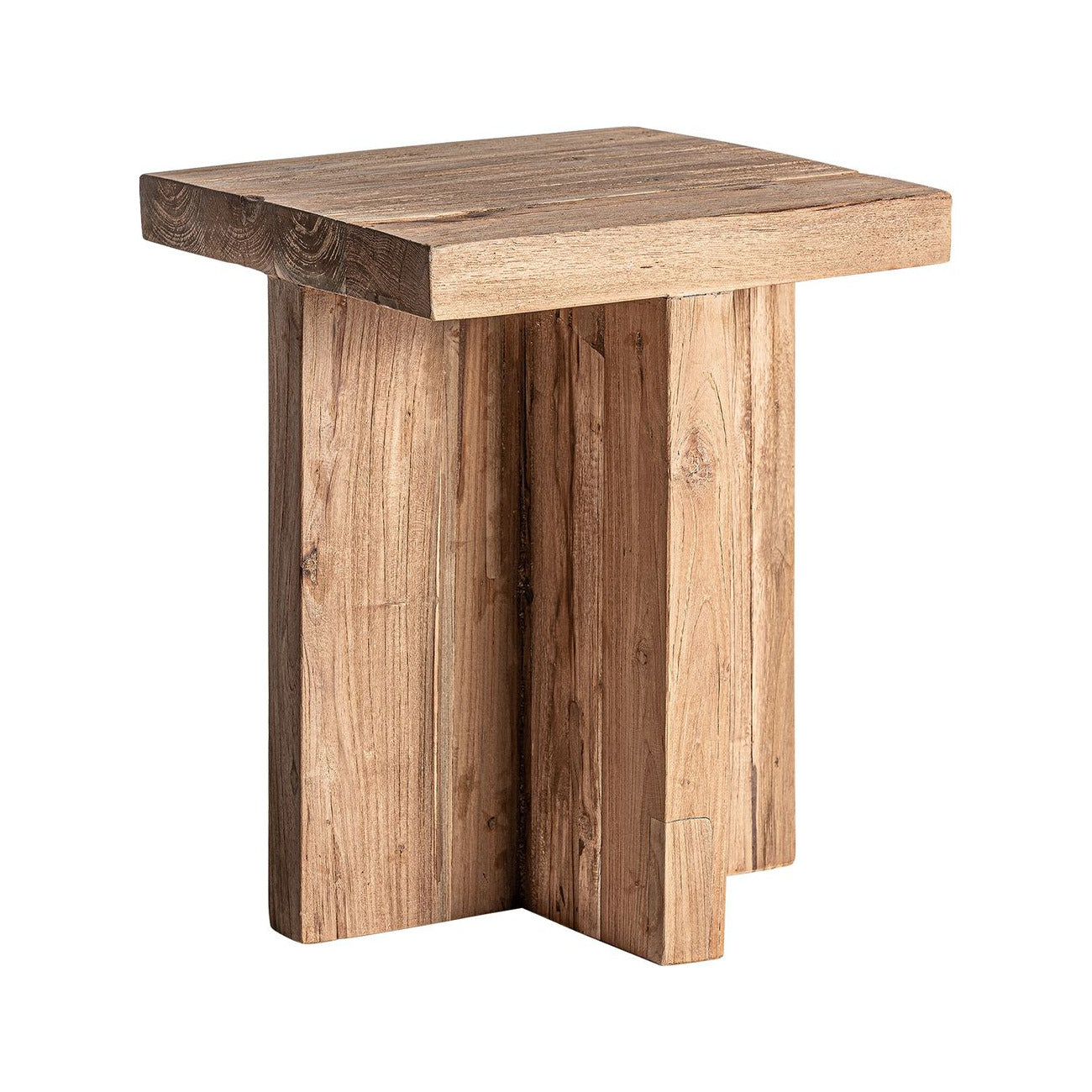Tavolino alto outdoor di lusso in teak riciclato Horizon Pure