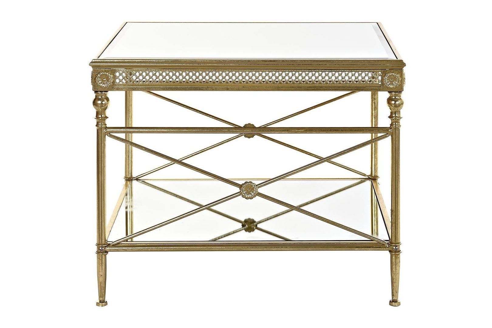 Tavolino salotto orientale dorato