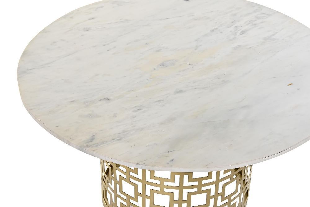 Tavolino rotondo salotto decò