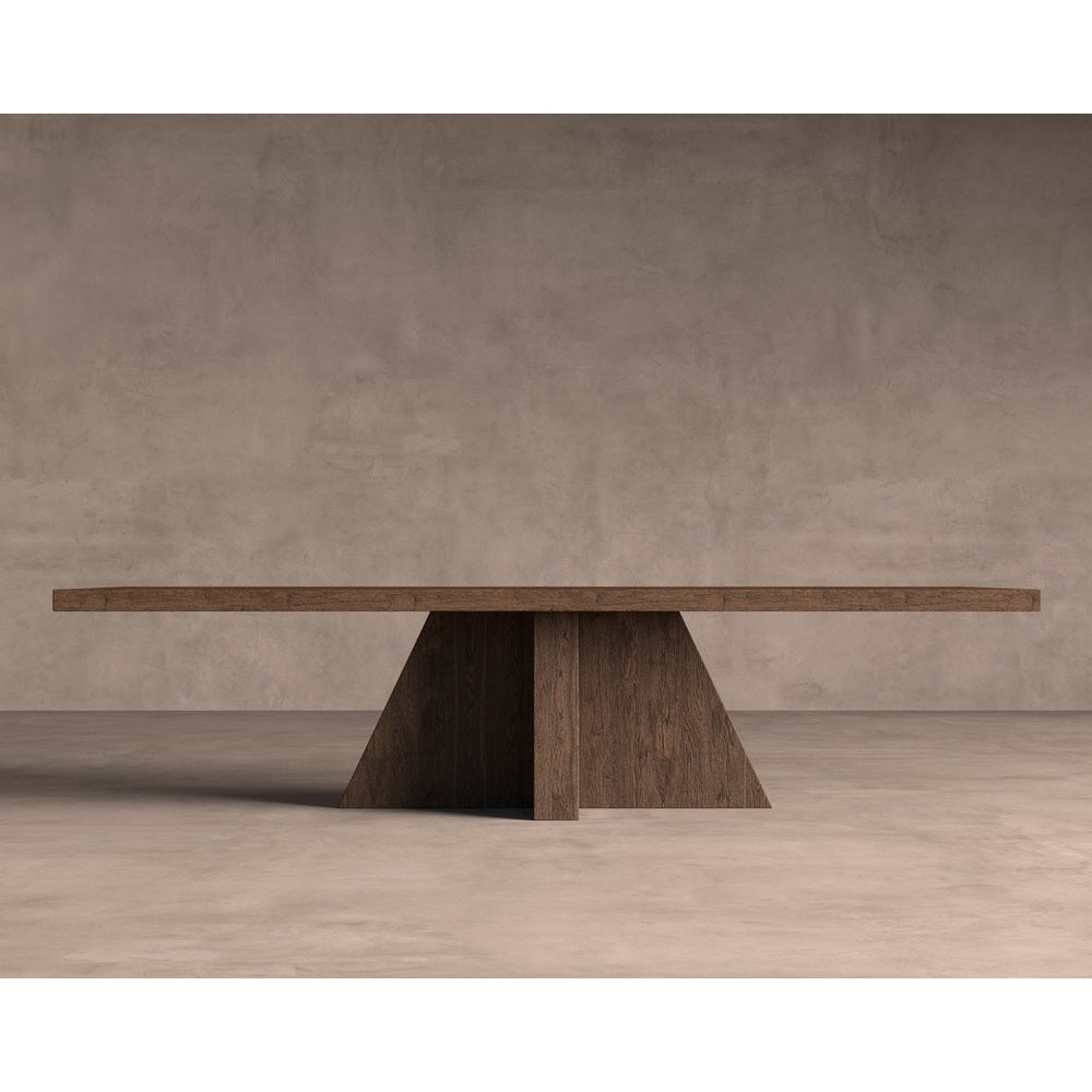 Tavolo pranzo legno massello Sal design di lusso Obelisk