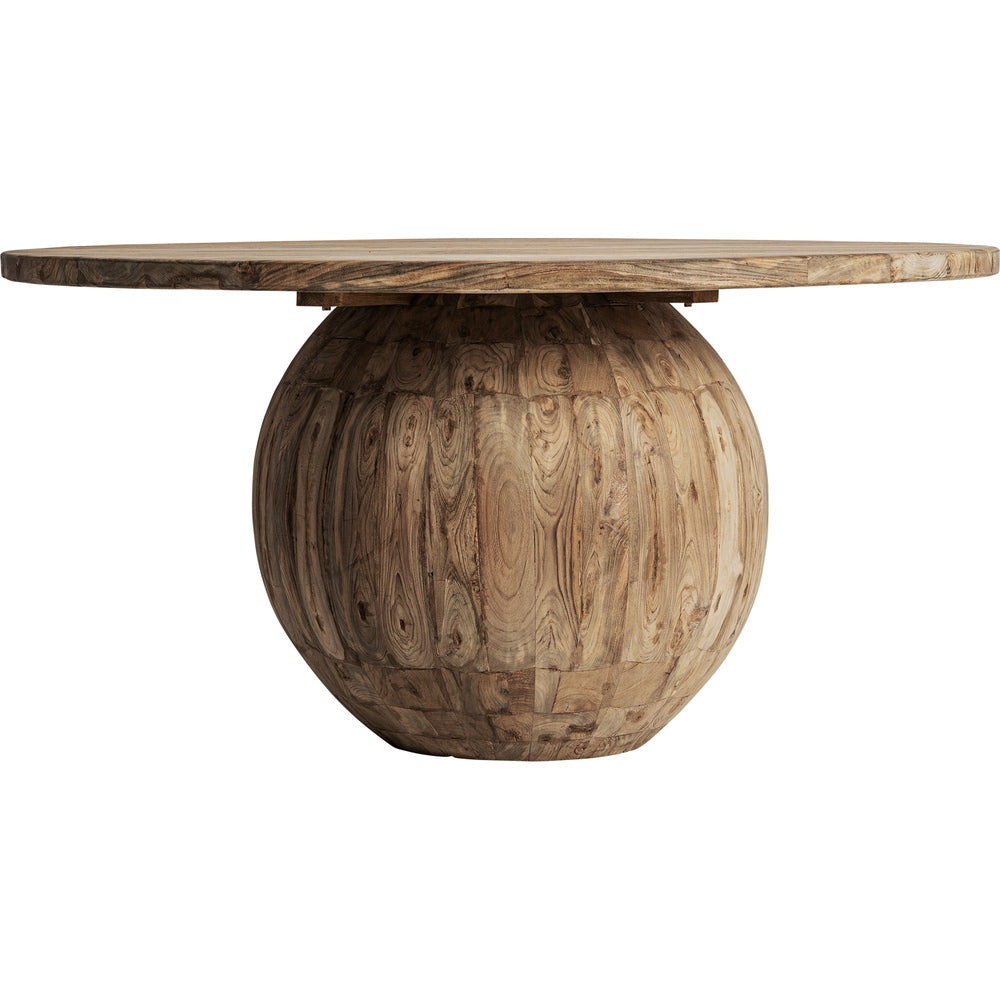 Tavolo rotondo in teak design