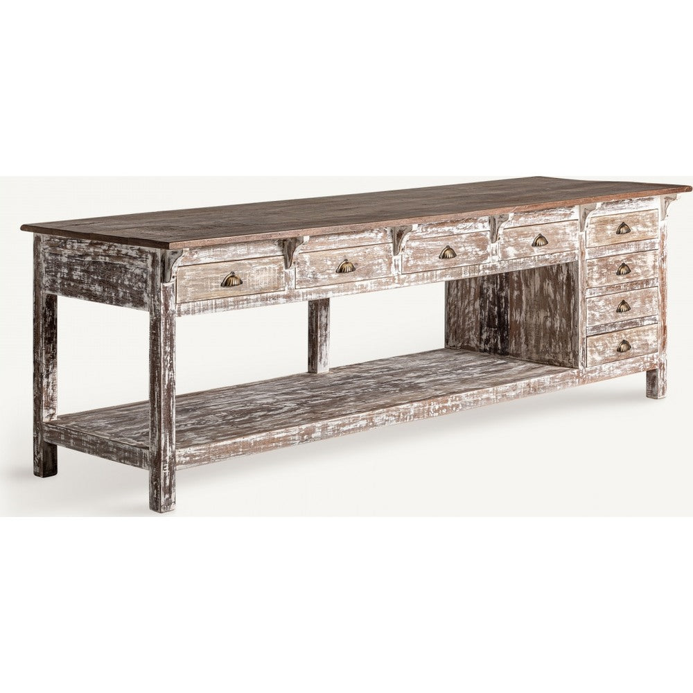 Bancone da lavoro country rustico