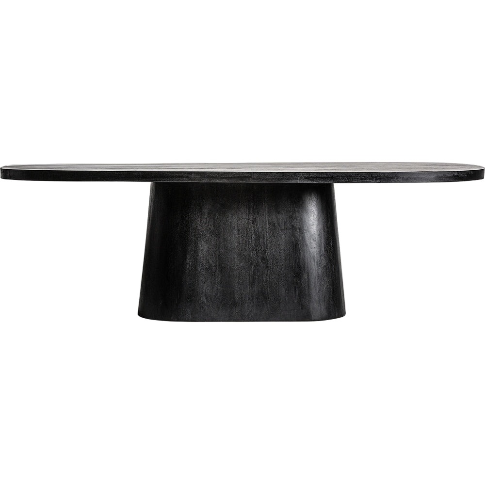 Tavolo pranzo nero art déco mango lucido