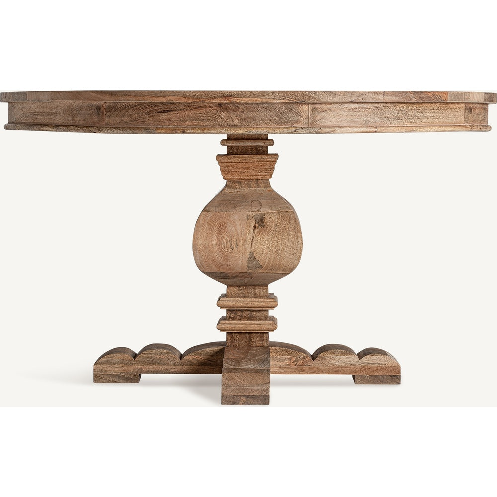 Tavolo tondo rustico chic