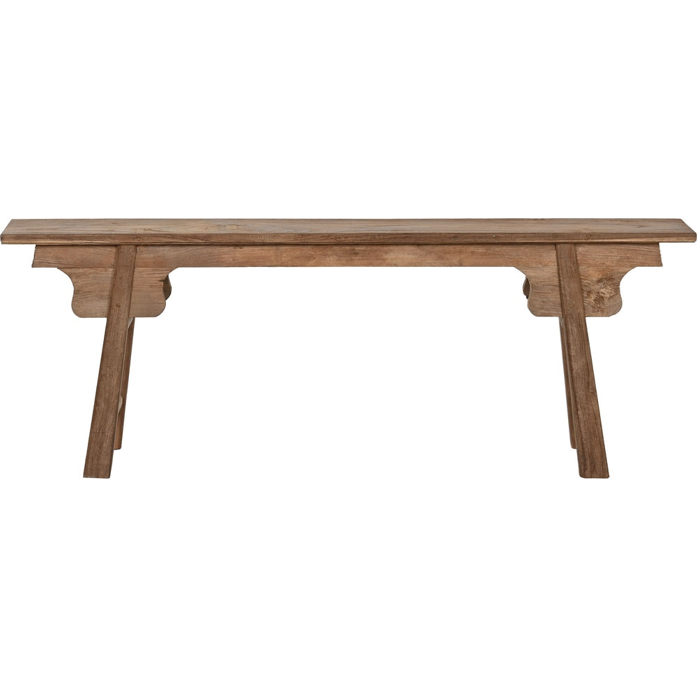 Panca ingresso etnica in teak