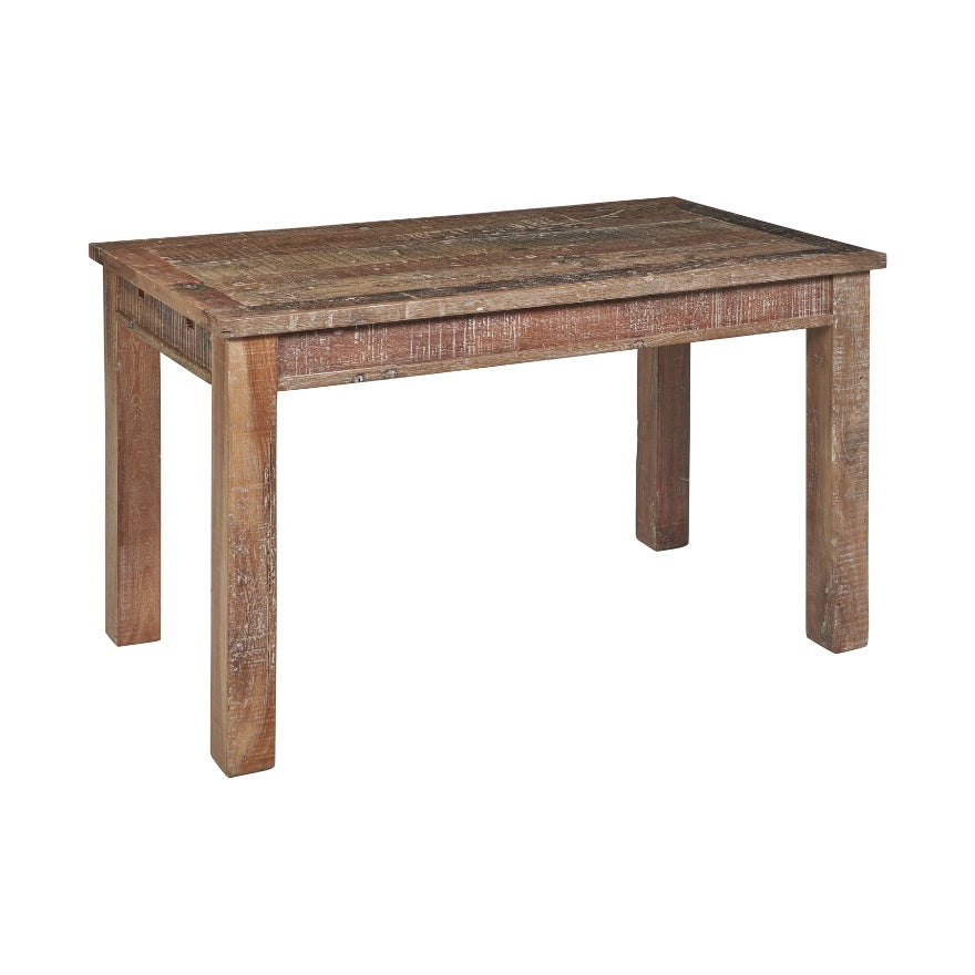 Tavolo allungabile sbiancato