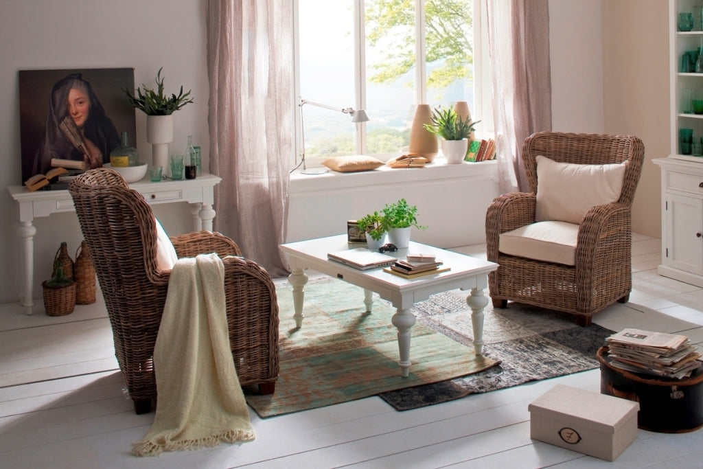 Tavolino rettangolare provenzale