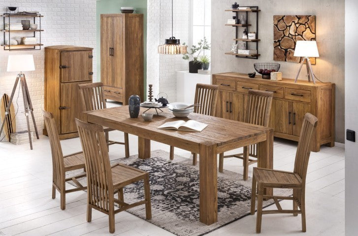 Tavolo fisso teak stagionato 220cm