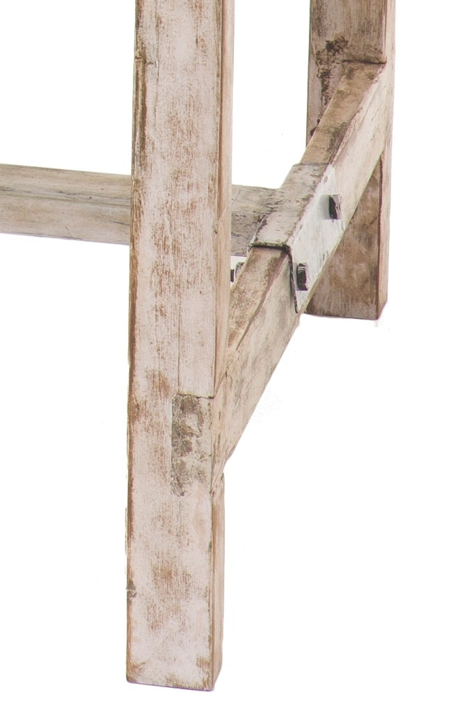 Tavolo pranzo industrial bianco