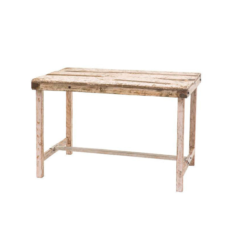 Tavolo pranzo industrial bianco