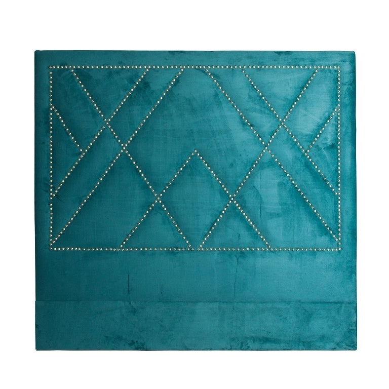 Testata blu decò chic