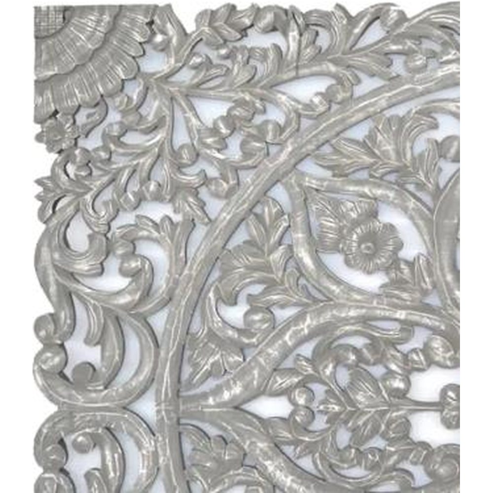 Testata letto murale trittico orientale