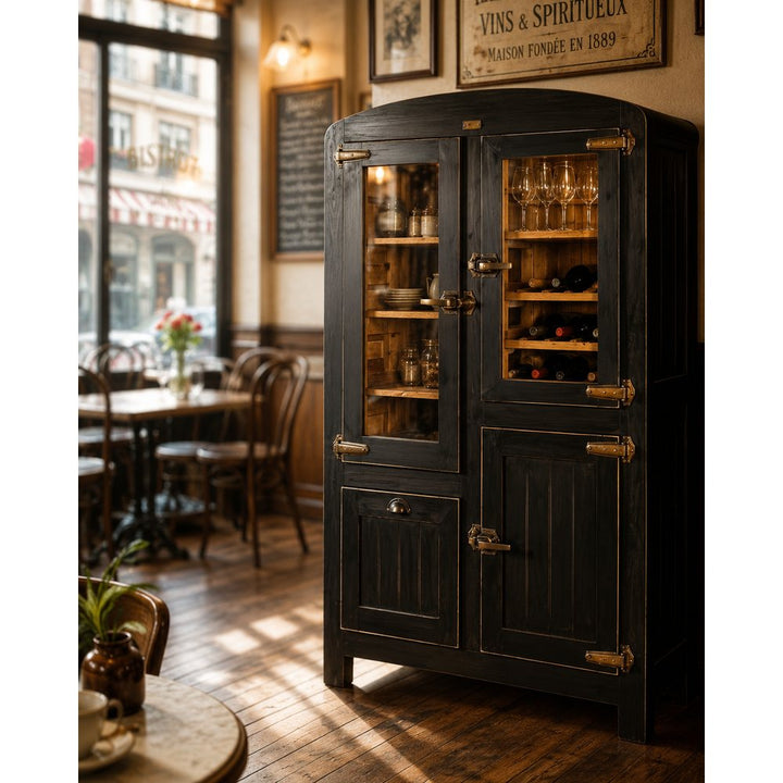 Vetrina bar French Country per wine bar e cucina elegante
