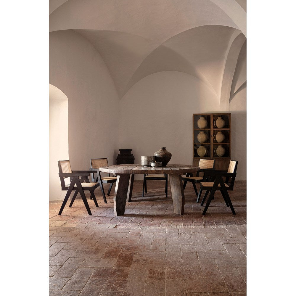 Vetrina country chic legno naturale