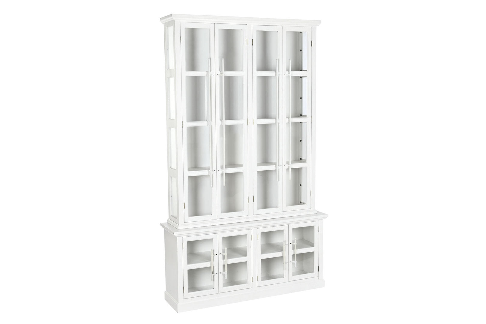 Vetrina industrial bianca anticata